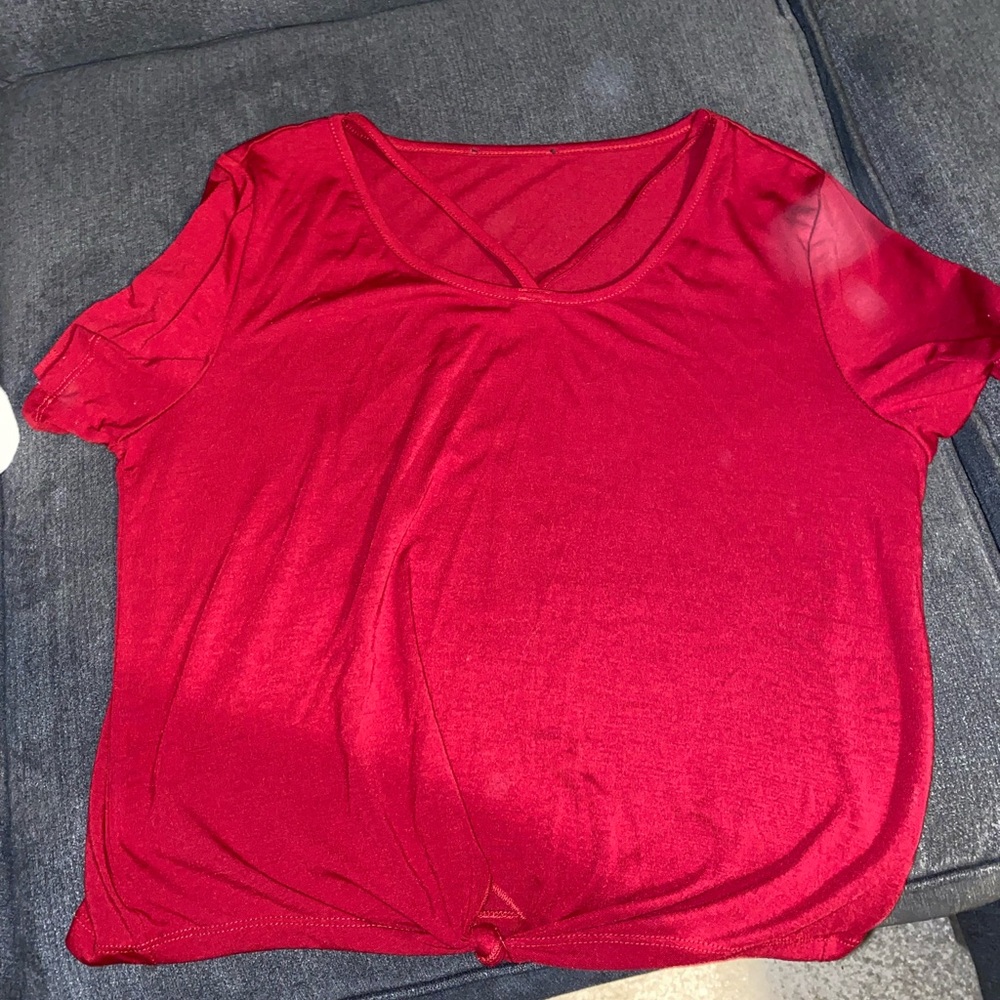 Red Romwe T-shirt